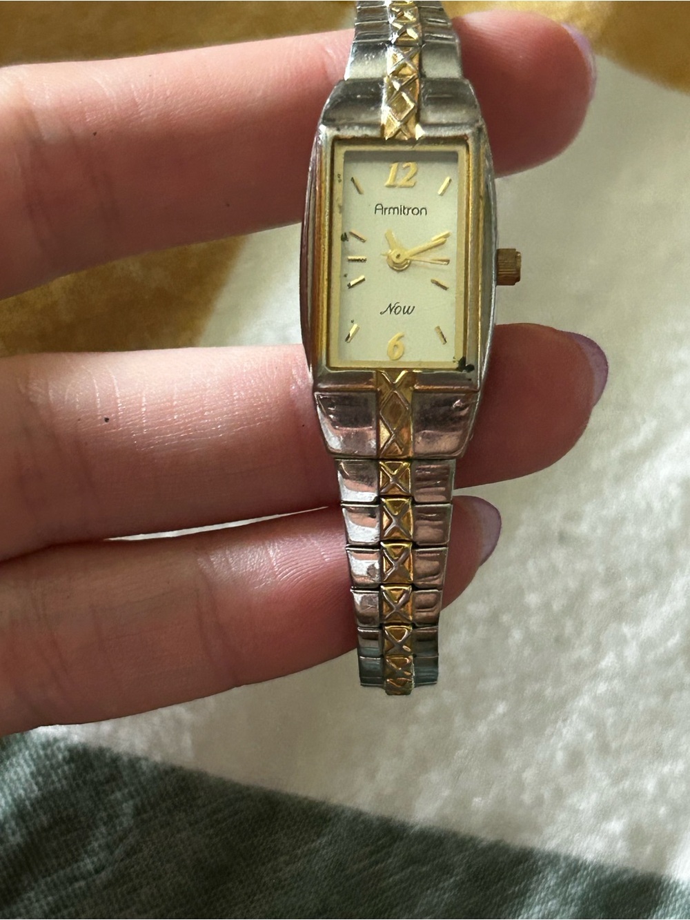 Vintage Armitron Now two toned watch